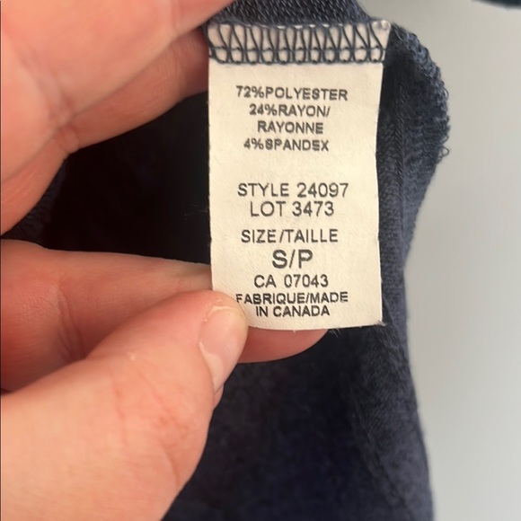 Blue Asymmetrical Hem Top - Picture 7 of 8